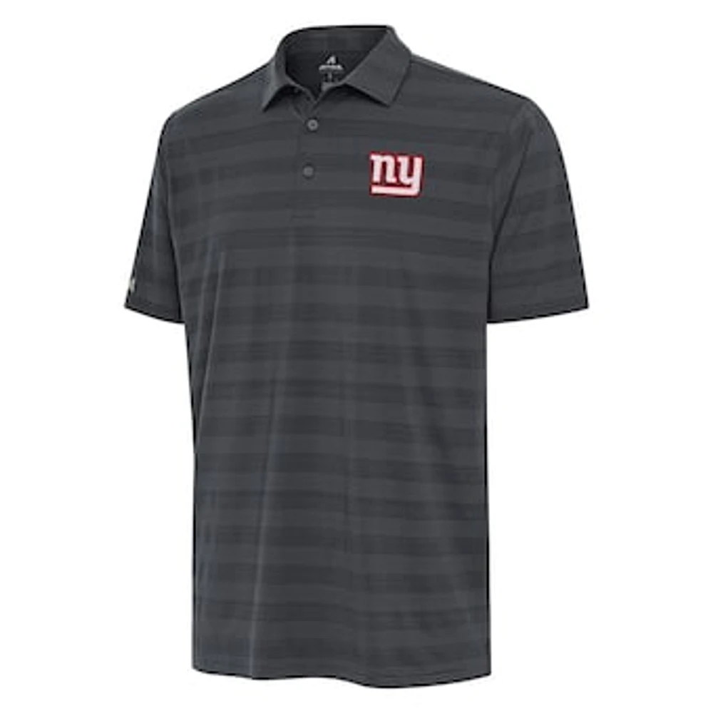 Men's Antigua Pewter New York Giants Tunnel Polo