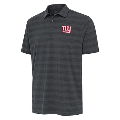 Men's Antigua Pewter New York Giants Tunnel Polo