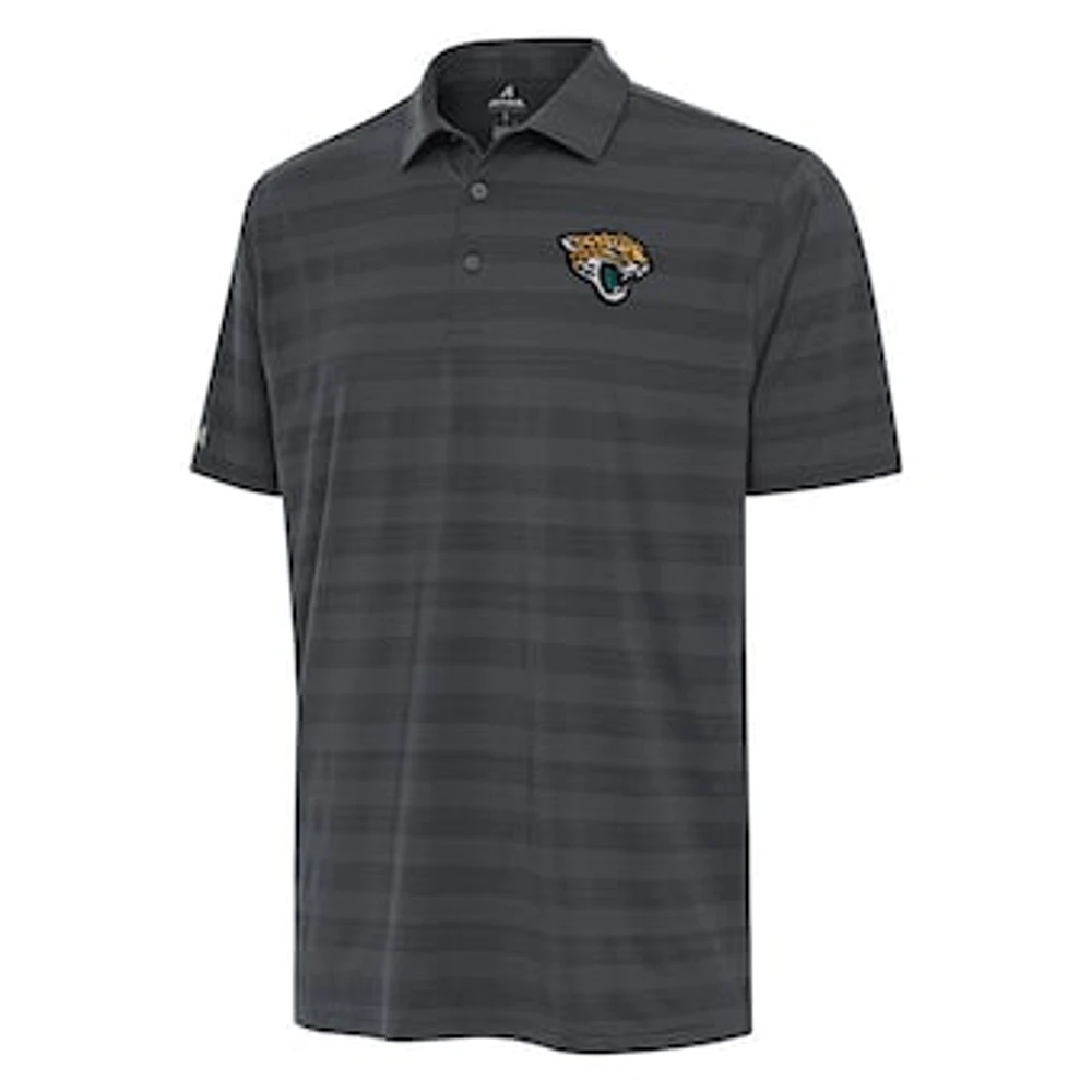 Men's Antigua Pewter Jacksonville Jaguars Tunnel Polo