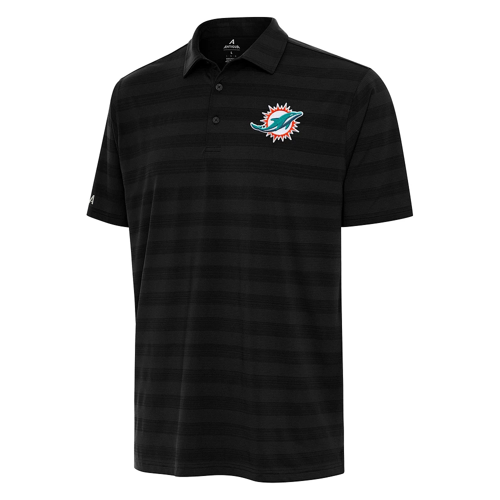 Men's Antigua Miami Dolphins Tunnel Polo