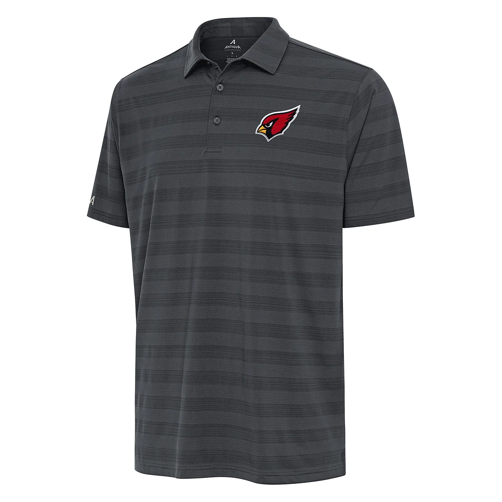 Men's Antigua Pewter Arizona Cardinals Tunnel Polo