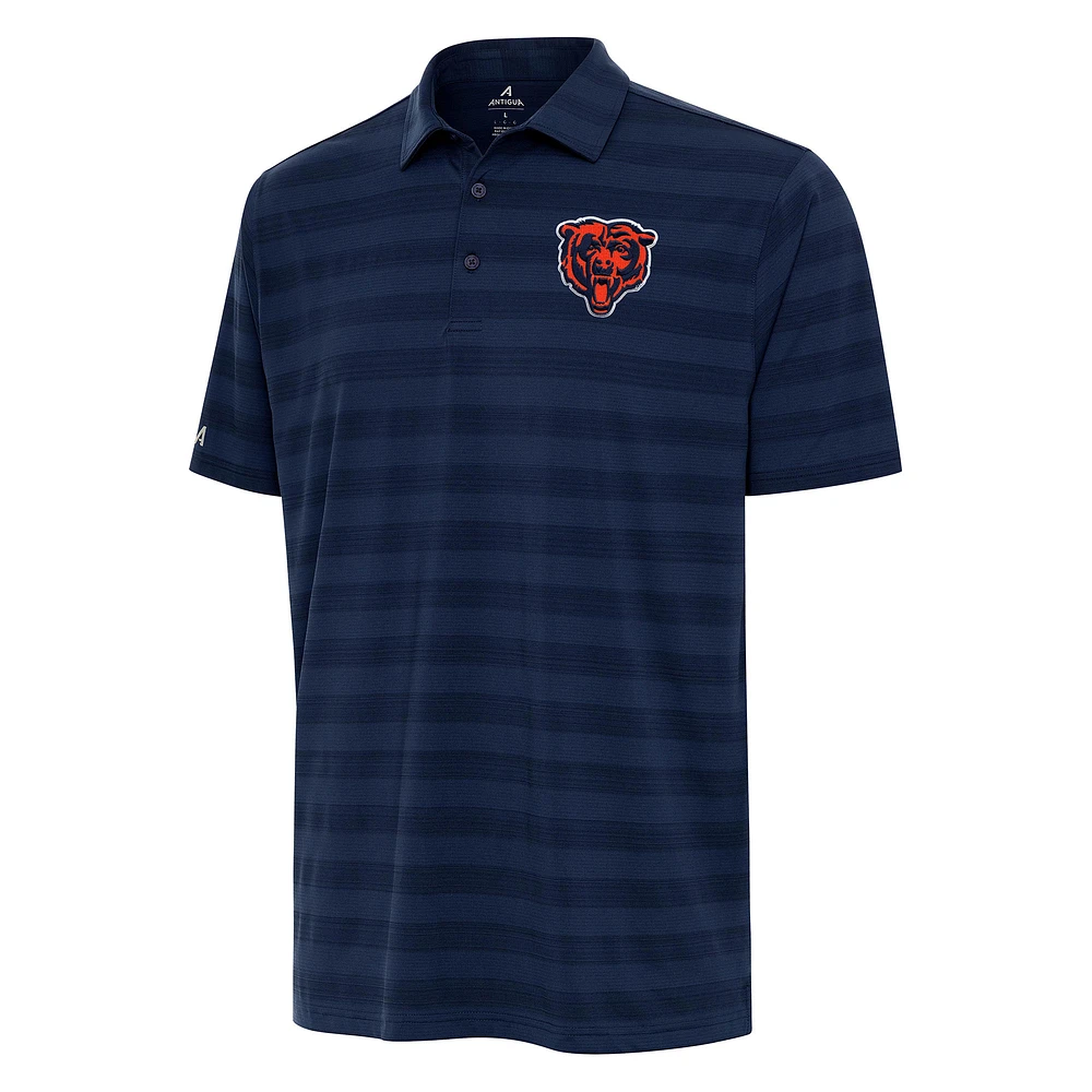 Men's Antigua Navy Chicago Bears Bear Logo Tunnel Polo