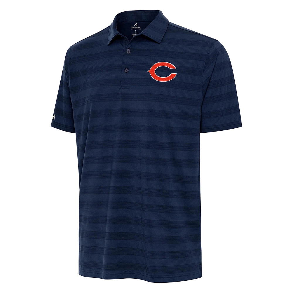Men's Antigua Navy Chicago Bears Tunnel Polo