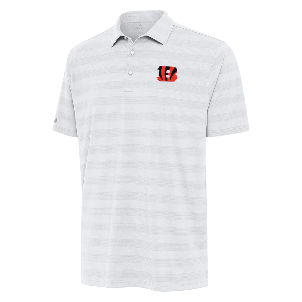 Men's Antigua Cincinnati Bengals Tunnel Polo