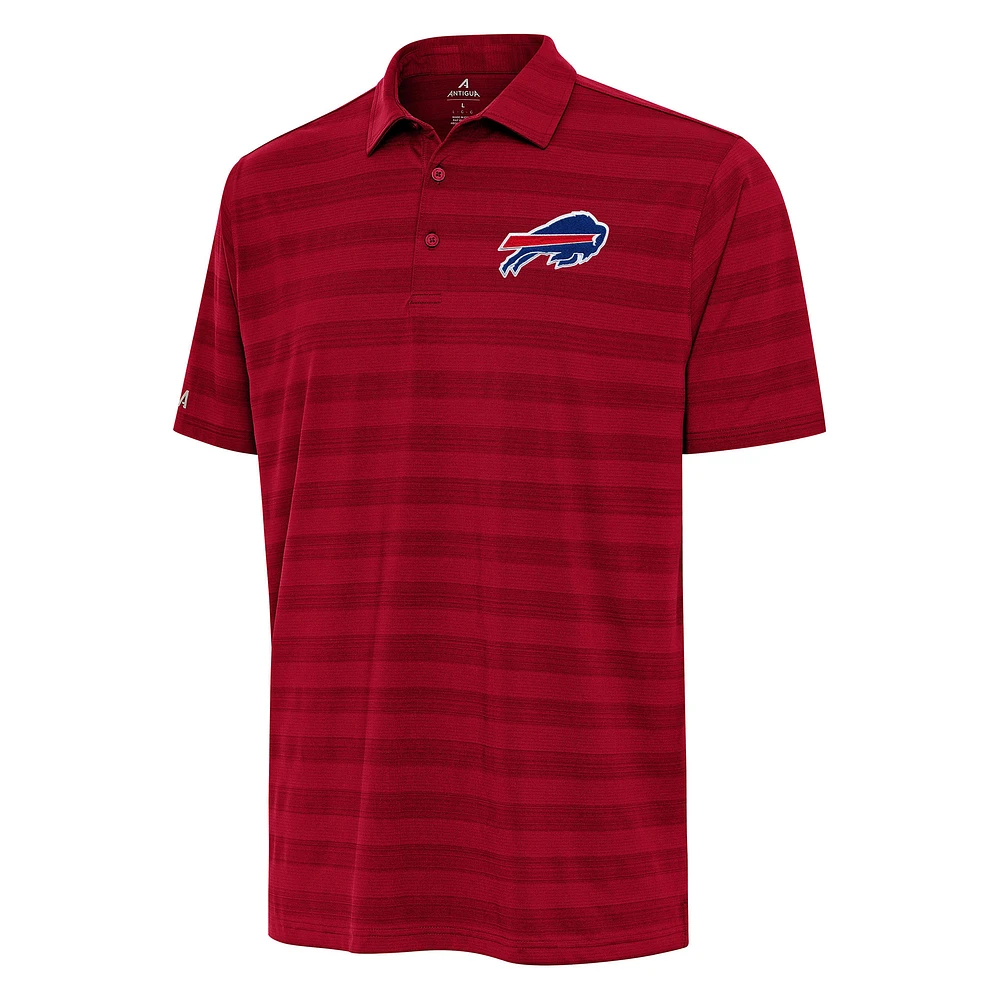 Men's Antigua Red Buffalo Bills Tunnel Polo