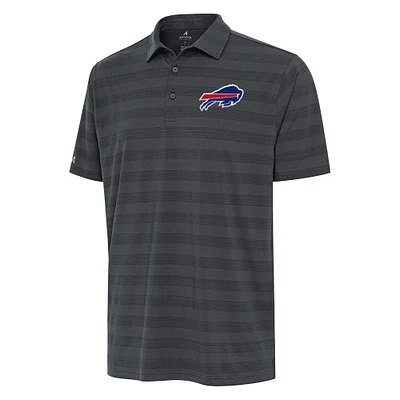 Men's Antigua Pewter Buffalo Bills Tunnel Polo