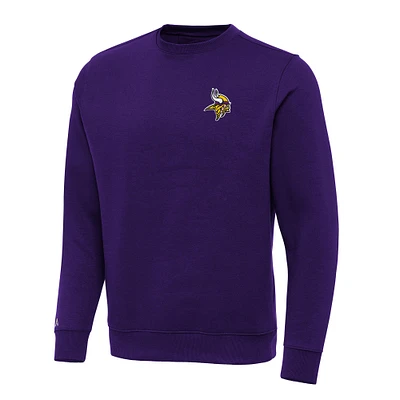 Men's Antigua Purple Minnesota Vikings Victory Pullover Sweatshirt
