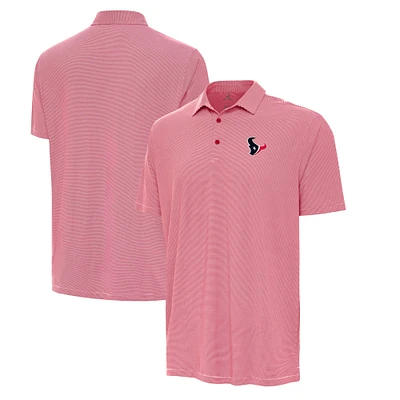 Men's Antigua /White Houston Texans Twine Performance Polo