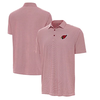 Men's Antigua Cardinal/White Arizona Cardinals Twine Performance Polo