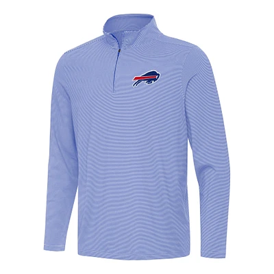 Men's Antigua Royal/White Buffalo Bills Twine Quarter-Zip Jacket