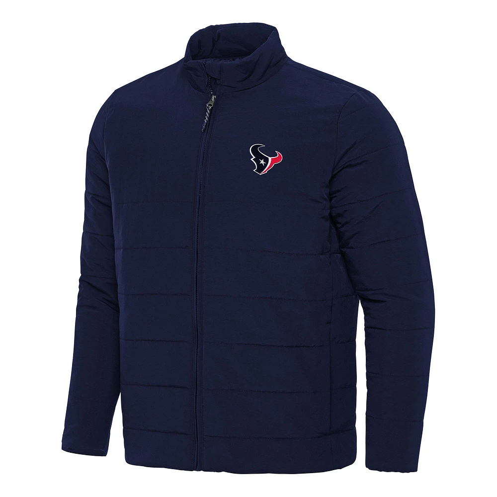 Men's Antigua Navy Houston Texans Swelter Full-Zip Jacket
