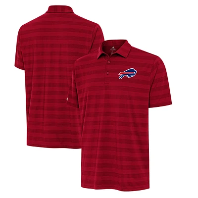 Men's Antigua Red Buffalo Bills Big & Tall Tunnel Polo