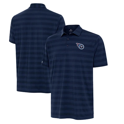 Men's Antigua Navy Tennessee Titans Big & Tall Tunnel Polo