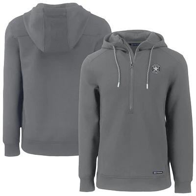 Men's Cutter & Buck Gray Houston Astros Roam Eco Recycled Half-Zip Pullover Hoodie