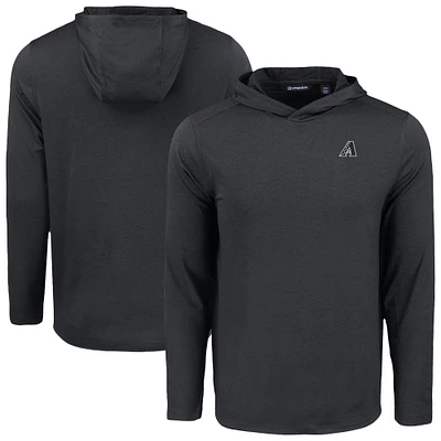 Men's Cutter & Buck Black Arizona Diamondbacks Coastline Epic Comfort Eco Recycled Long Sleeve Hoodie T-Shirt
