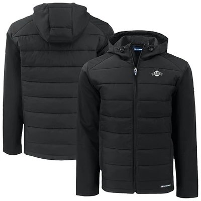Men's Cutter & Buck San Francisco Giants Evoke Hybrid Eco Softshell Recycled Full-Zip Hooded Jacket