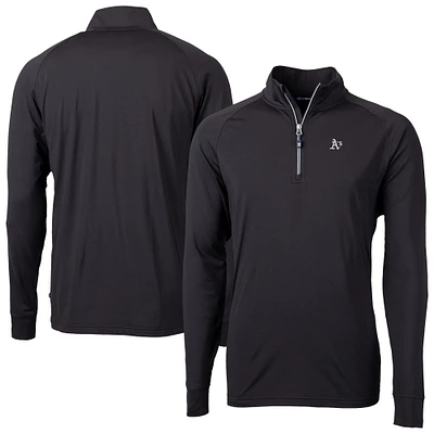Men's Cutter & Buck Athletics Adapt Eco Raglan Quarter-Zip Jacket
