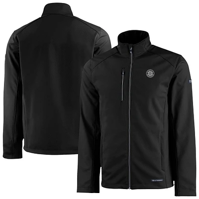 Men's Cutter & Buck Seattle Mariners Evoke Eco Softshell Recycled Full-Zip Jacket