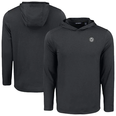 Men's Cutter & Buck Washington Nationals Coastline Epic Comfort Eco Recycled Long Sleeve Hoodie T-Shirt