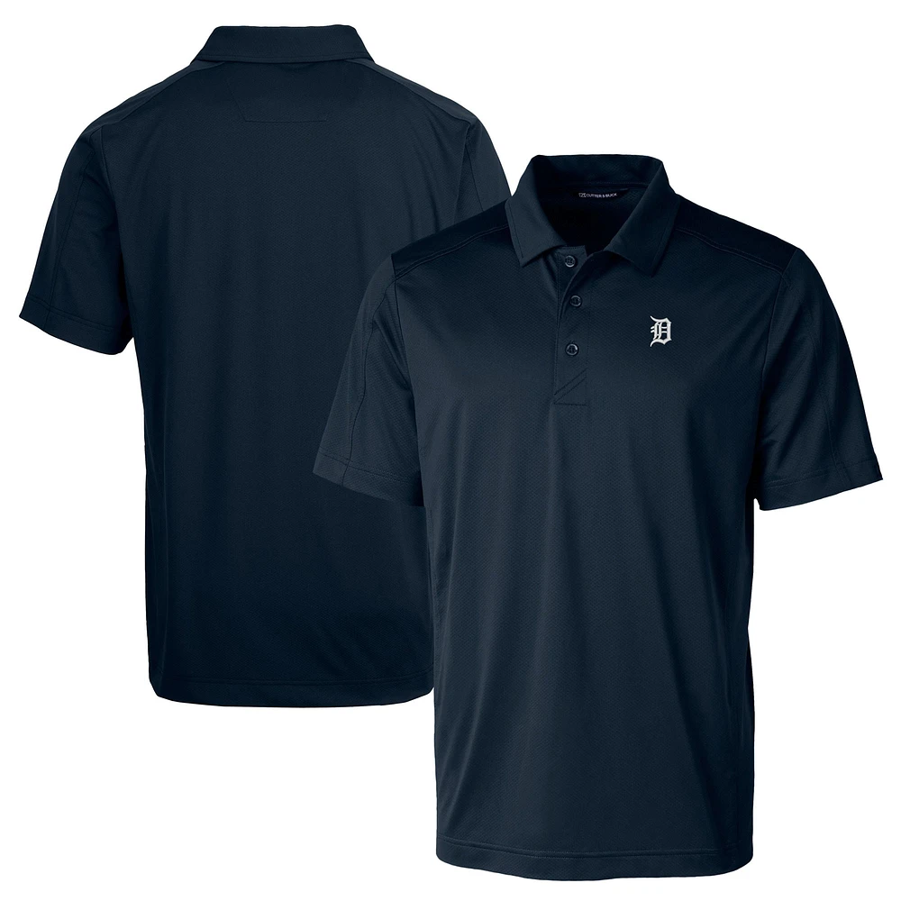 Men's Cutter & Buck Navy Detroit Tigers Big & Tall Prospect Eco Textured Stretch Recycled