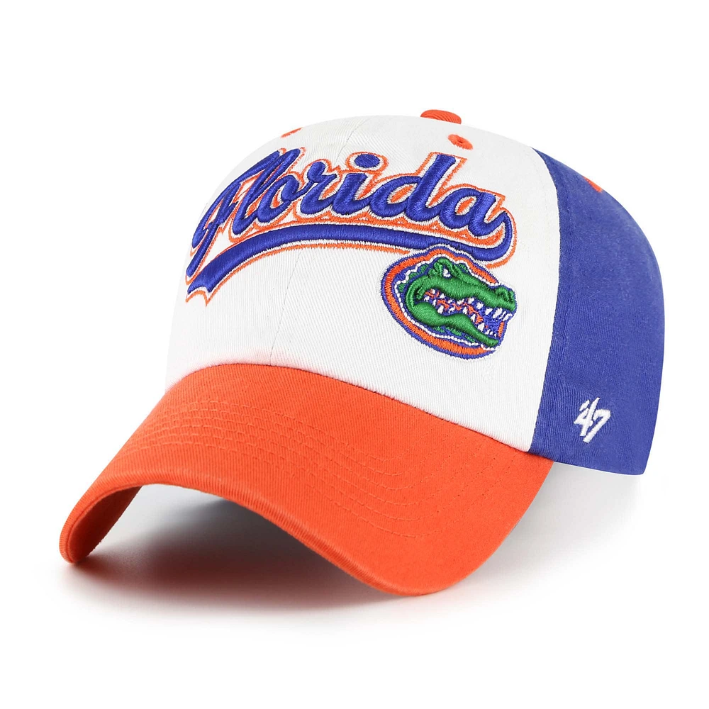 Youth '47 White Florida Gators Scooter Clean Up Adjustable Hat