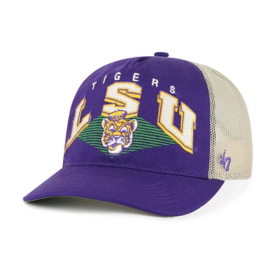Men's '47 Purple LSU Tigers Pomona Mesh Hitch Adjustable Trucker Hat
