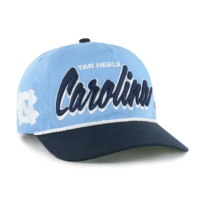 Men's '47 Carolina Blue North Carolina Tar Heels Dropshadow Rope Hitch Adjustable Hat