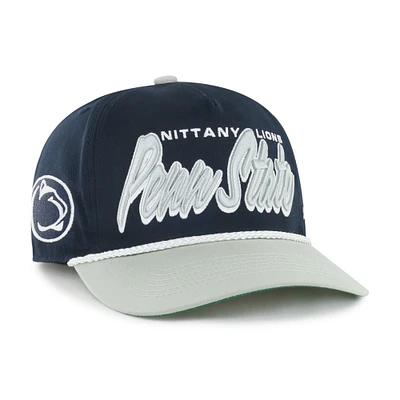 Men's '47 Navy Penn State Nittany Lions Dropshadow Rope Hitch Adjustable Hat