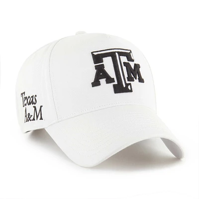 Men's '47 White Texas A&M Aggies Foundation Offside Adjustable Hat