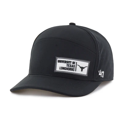 Men's '47 Black Texas Longhorns Cypher Midfield Adjustable Hat