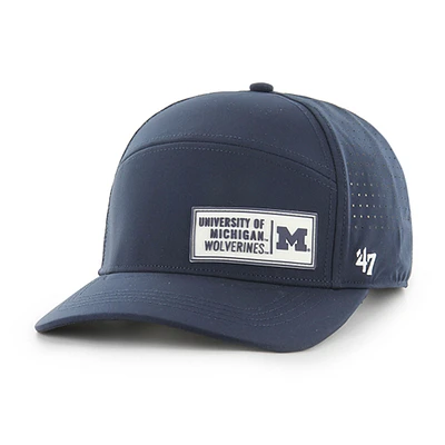 Men's '47 Navy Michigan Wolverines Cypher Midfield Adjustable Hat