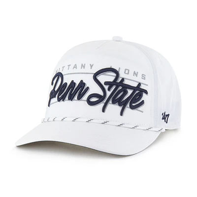 Men's '47 White Penn State Nittany Lions Condor Hitch brrr° Adjustable Hat