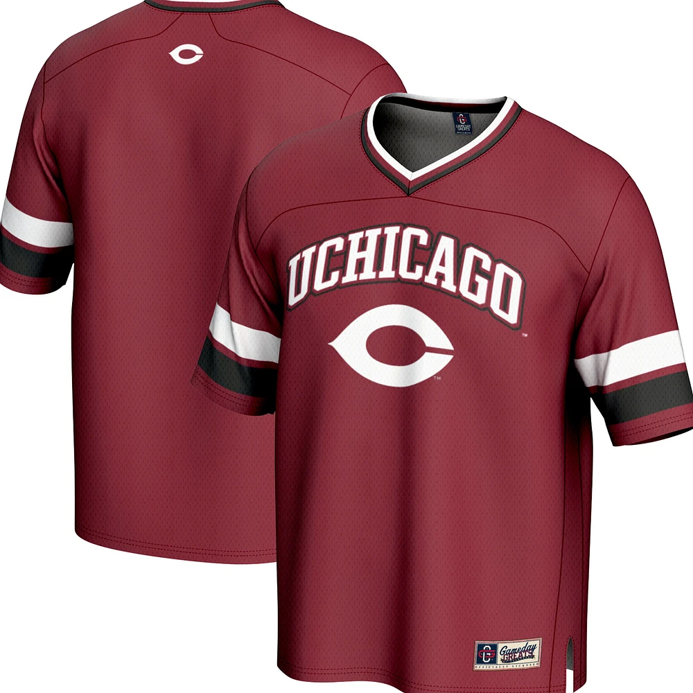 Men's GameDay Greats Maroon UChicago Maroons Spirit Football Jersey