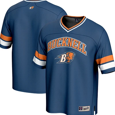 Men's GameDay Greats Blue Bucknell Bison Spirit Football Jersey