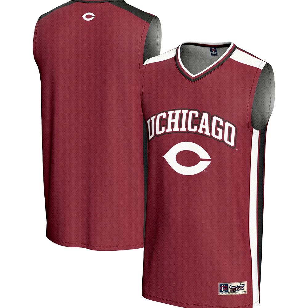 Men's GameDay Greats Maroon UChicago Maroons Spirit Basketball Jersey