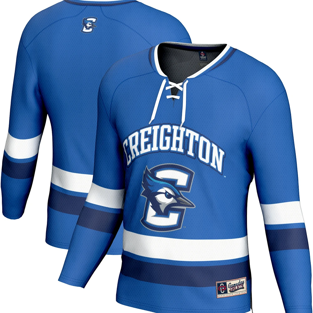 Men's GameDay Greats Blue Creighton Bluejays Spirit Hockey Jersey