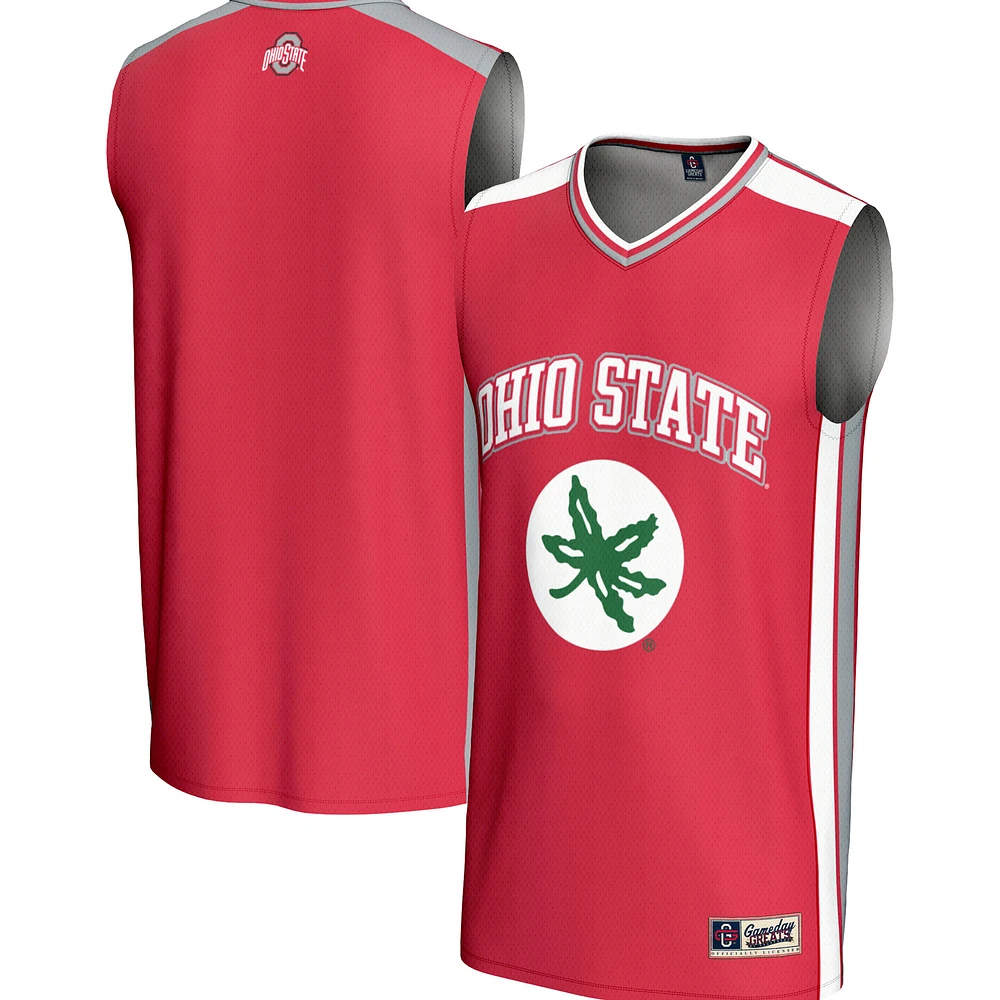 Youth GameDay Greats Scarlet Ohio State Buckeyes Spirit Basketball Jersey