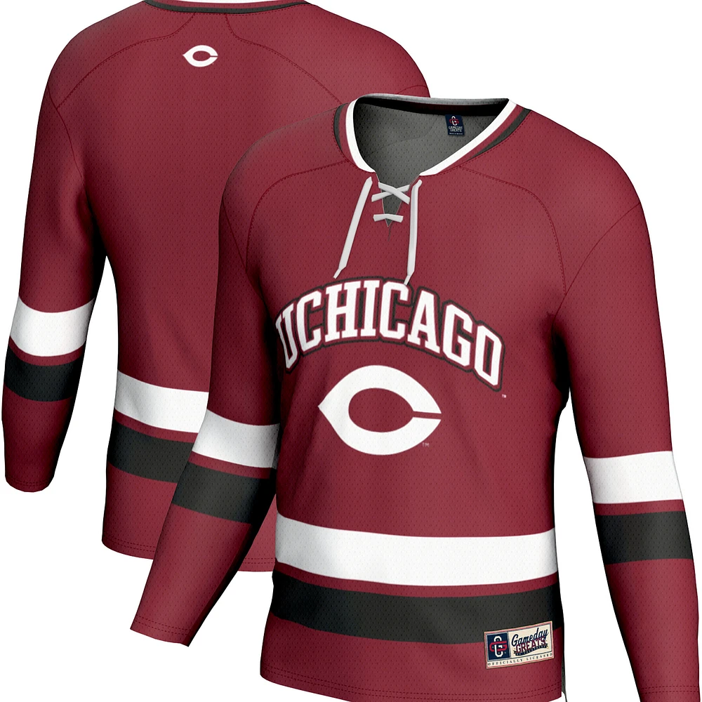 Youth GameDay Greats Maroon UChicago Maroons Spirit Hockey Jersey