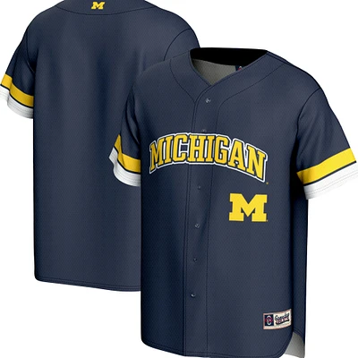 Youth  GameDay Greats Navy Michigan Wolverines Spirit Baseball Jersey