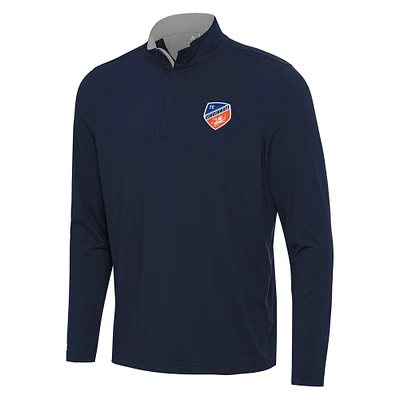 Men's Antigua Navy FC Cincinnati Content Quarter-Zip Jacket