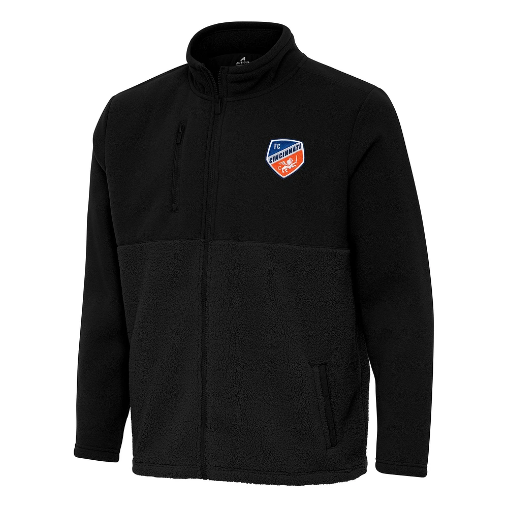 Men's Antigua FC Cincinnati Daily Fused Full-Zip Jacket