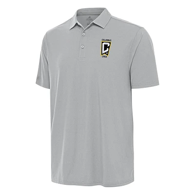 Men's Antigua Gray Columbus Crew Era Polo