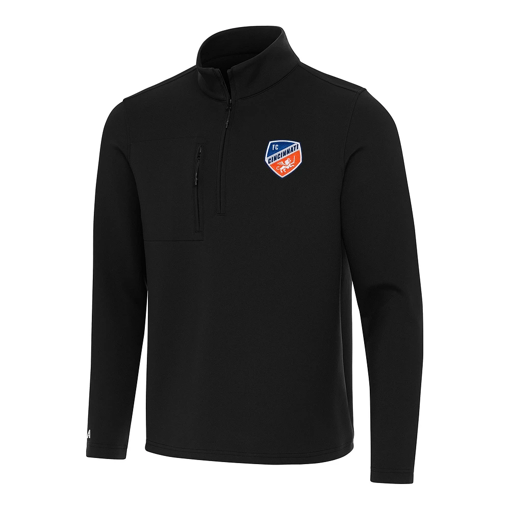 Men's Antigua FC Cincinnati Insider Quarter-Zip Jacket