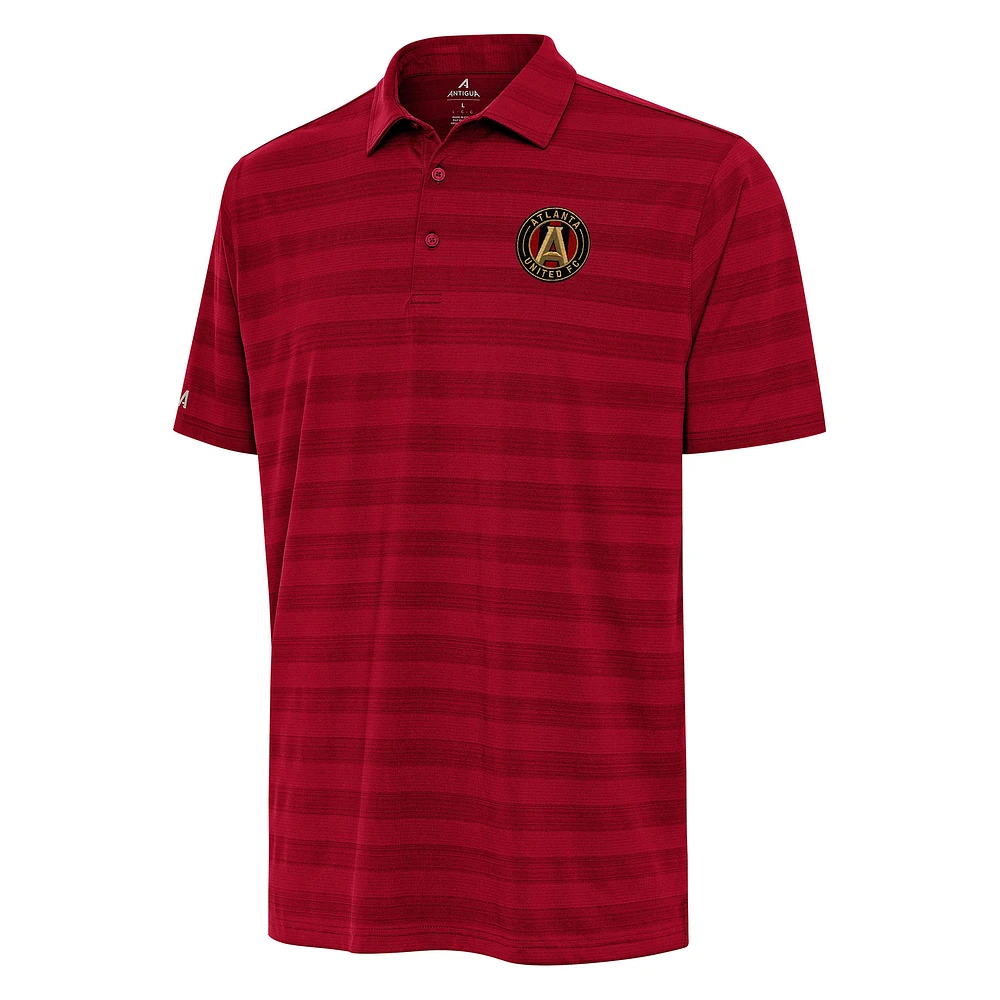 Men's Antigua Red Atlanta United FC Tunnel Polo