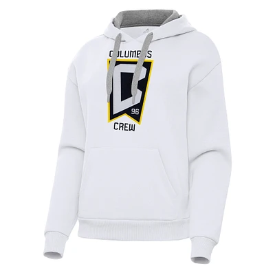 Women's Antigua Columbus Crew Victory Pullover Hoodie