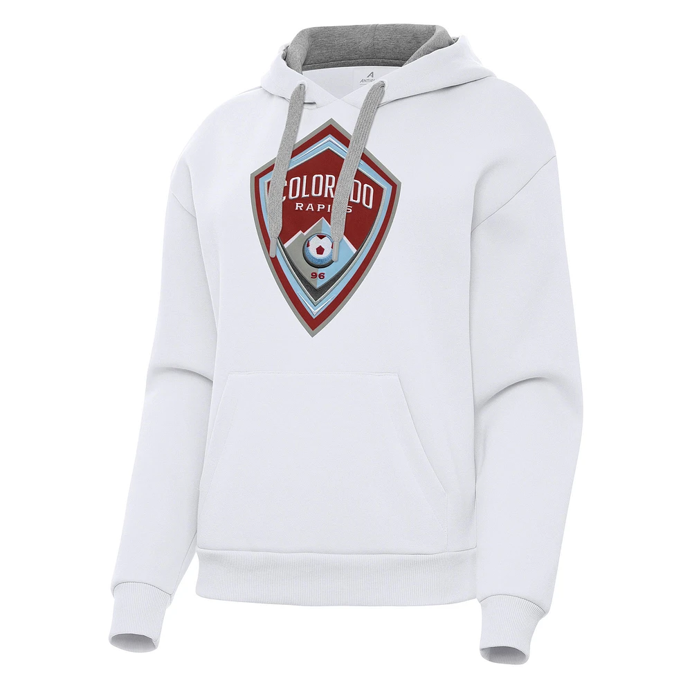 Women's Antigua Colorado Rapids Victory Pullover Hoodie