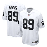 Men's Nike Brock Bowers  White Las Vegas Raiders Game Jersey