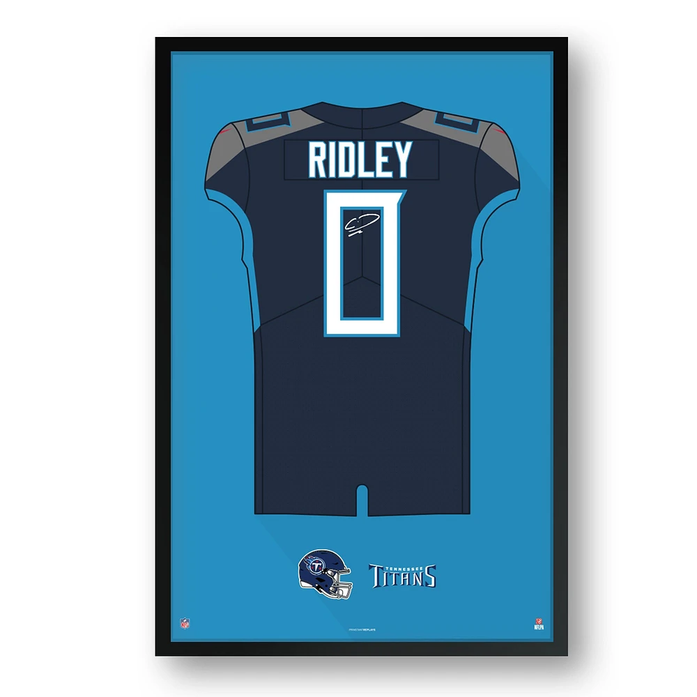 Calvin Ridley Tennessee Titans Framed 27" x 39" Jersey Art Print