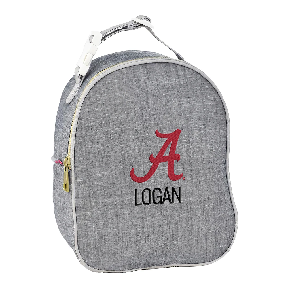 Youth Chad & Jake Alabama Crimson Tide Personalized Primary Logo Insulated Lunch Bag