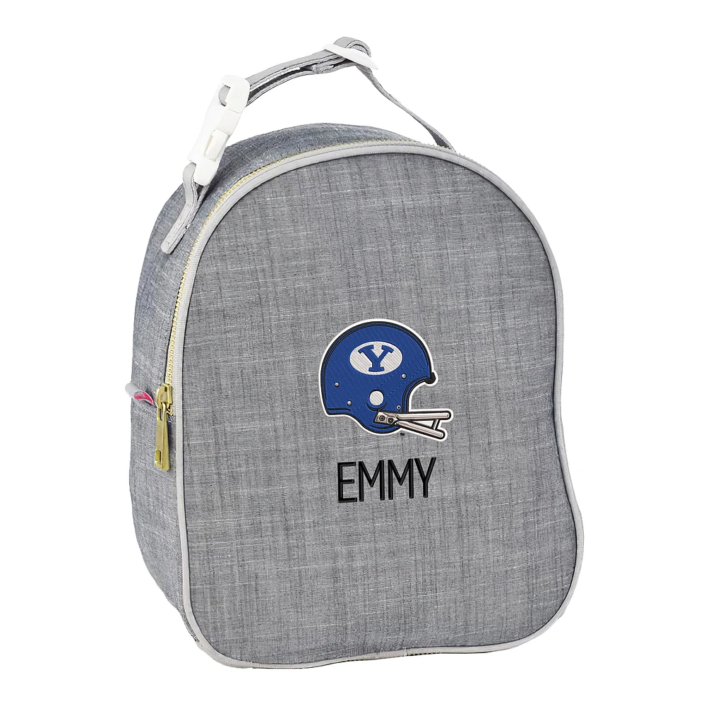 Youth Chad & Jake BYU Cougars Personalized Helmet Insulated Lunch Bag